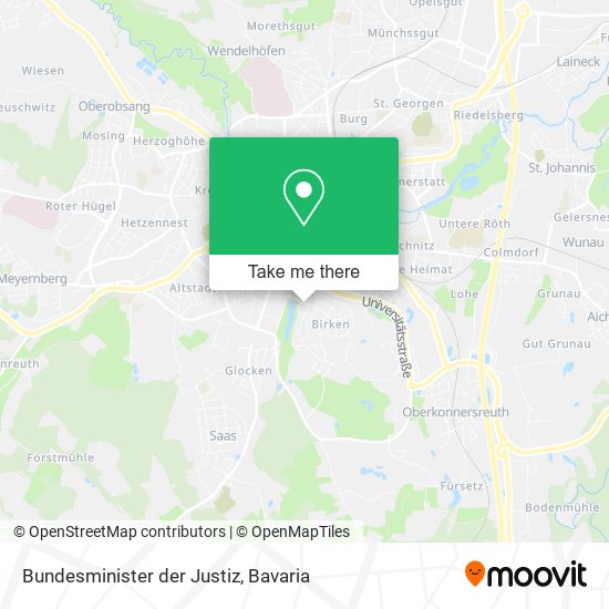 Bundesminister der Justiz map