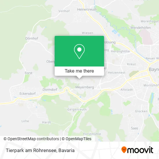 Карта Tierpark am Röhrensee