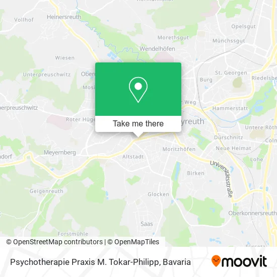 Карта Psychotherapie Praxis M. Tokar-Philipp