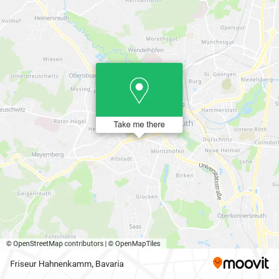 Карта Friseur Hahnenkamm
