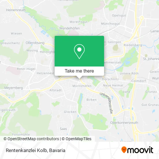 Карта Rentenkanzlei Kolb