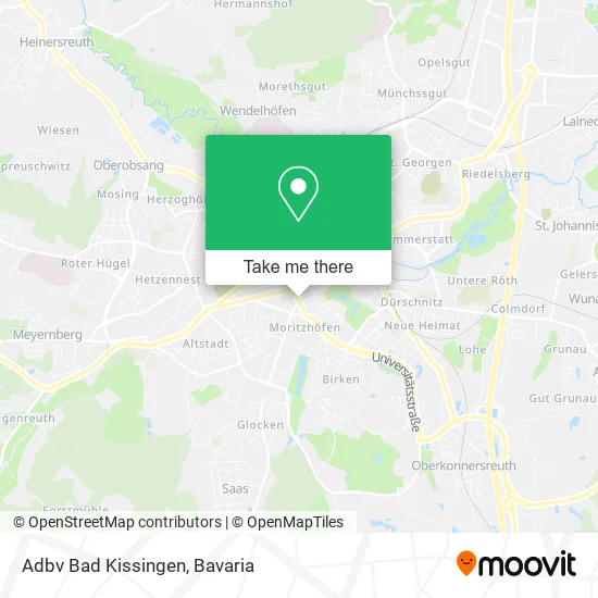 Карта Adbv Bad Kissingen
