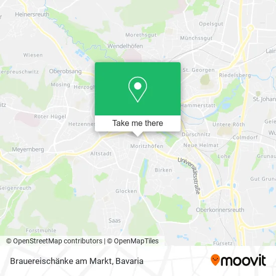 Карта Brauereischänke am Markt