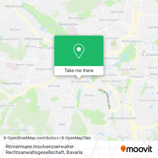 Römermann Insolvenzverwalter Rechtsanwaltsgesellschaft map