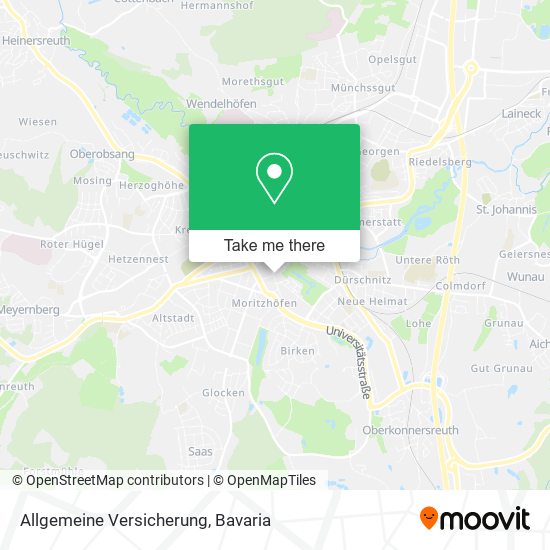 Карта Allgemeine Versicherung