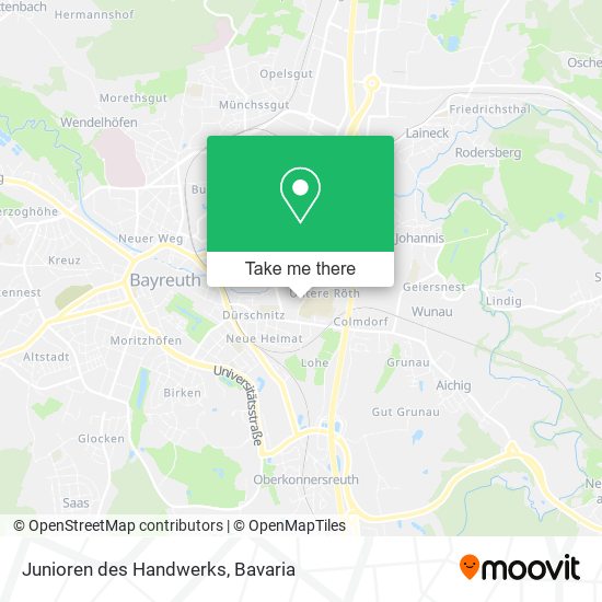 Junioren des Handwerks map