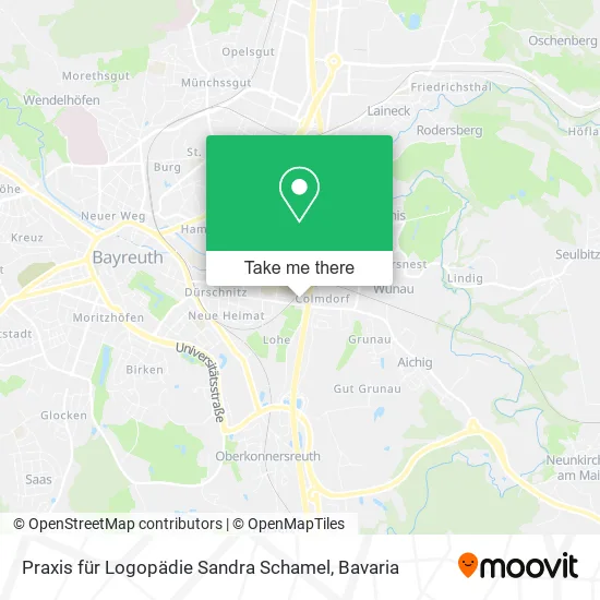 Карта Praxis für Logopädie Sandra Schamel