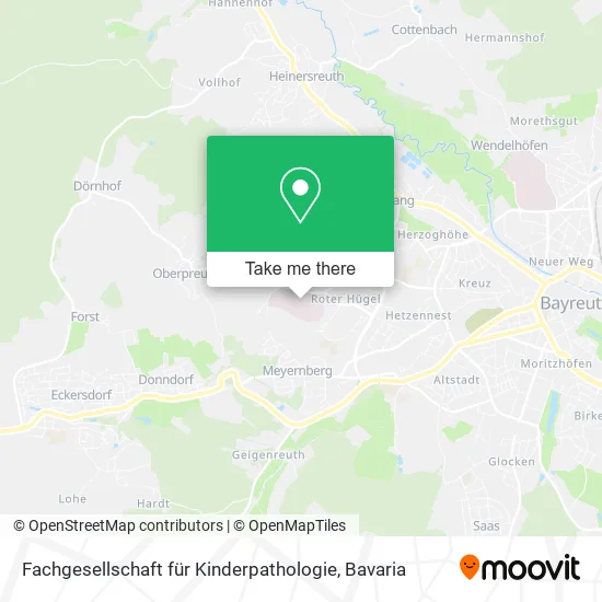 Карта Fachgesellschaft für Kinderpathologie