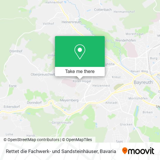 Rettet die Fachwerk- und Sandsteinhäuser map