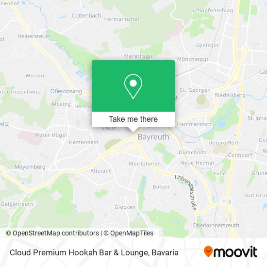 Cloud Premium Hookah Bar & Lounge map