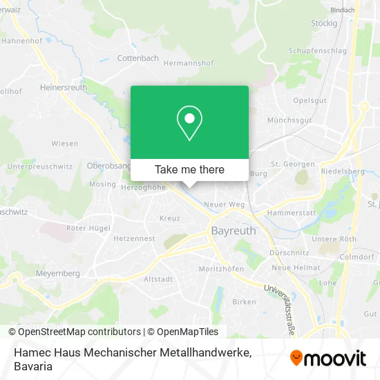 Карта Hamec Haus Mechanischer Metallhandwerke