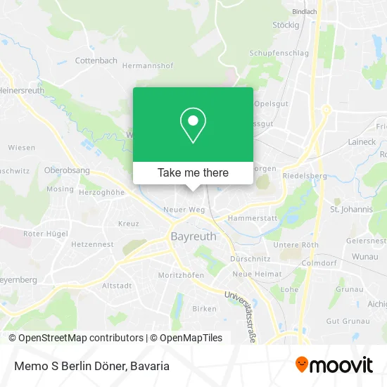 Карта Memo S Berlin Döner