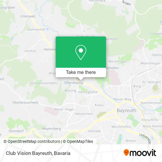 Карта Club Vision Bayreuth