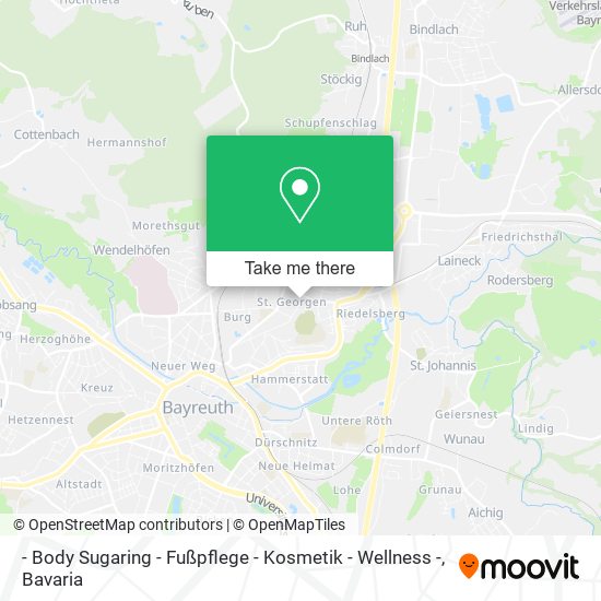 - Body Sugaring - Fußpflege - Kosmetik - Wellness - map