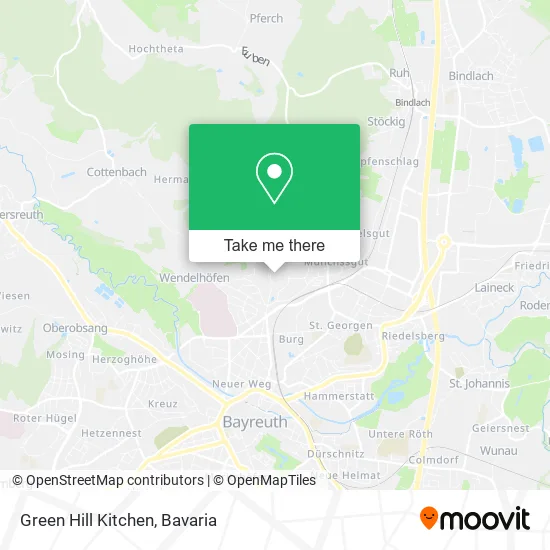 Green Hill Kitchen map