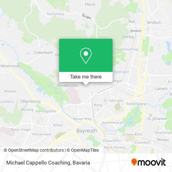 Michael Cappello Coaching map