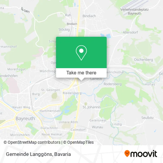 Карта Gemeinde Langgöns