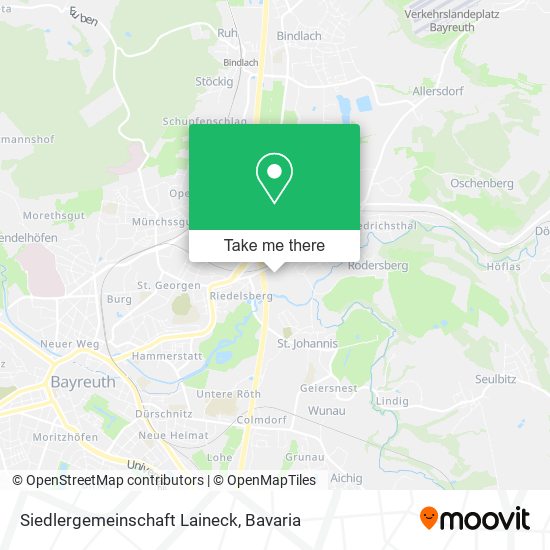 Siedlergemeinschaft Laineck map