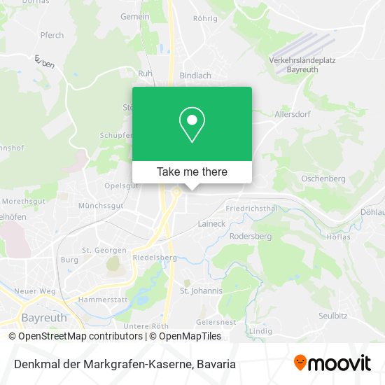 Denkmal der Markgrafen-Kaserne map