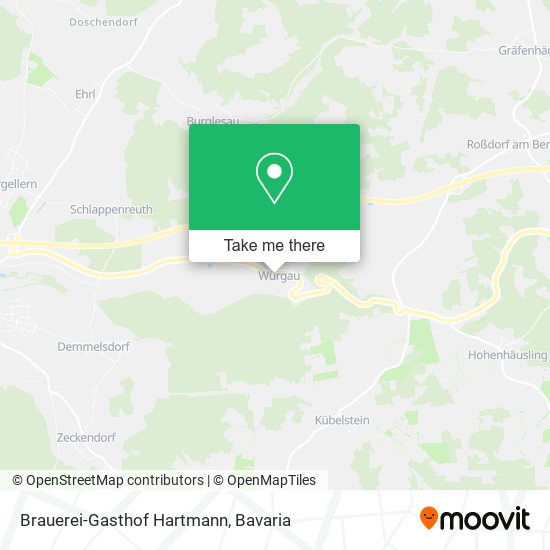 Brauerei-Gasthof Hartmann map