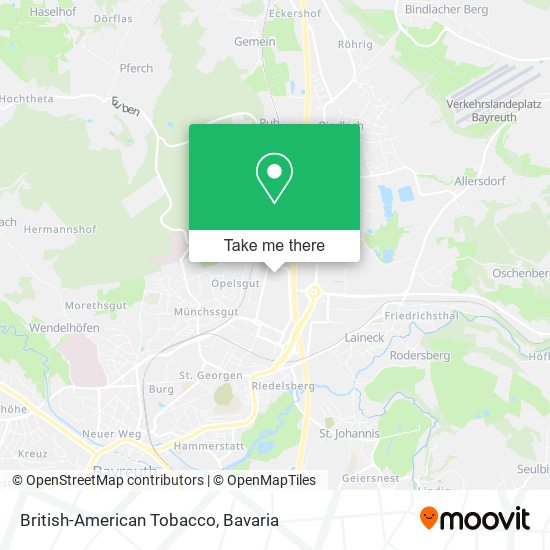 British-American Tobacco map