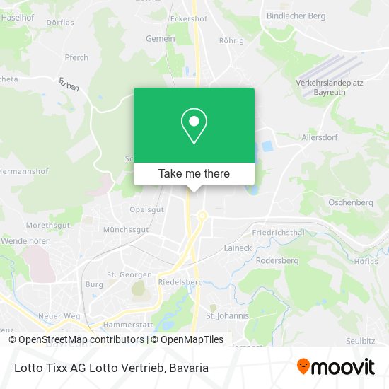Lotto Tixx AG Lotto Vertrieb map