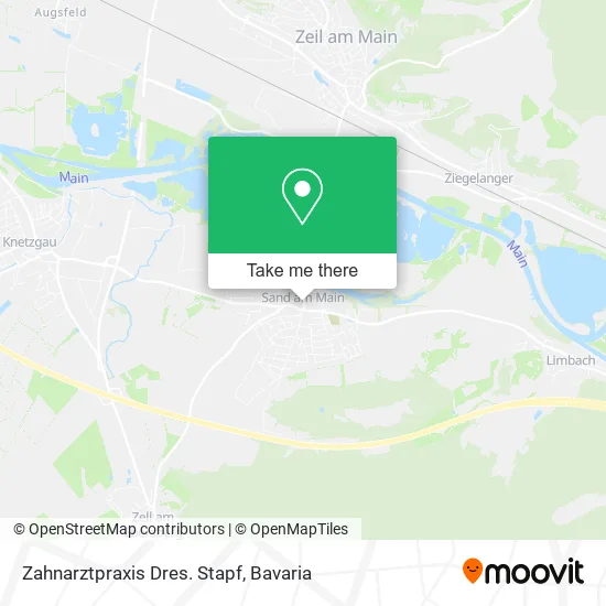 Карта Zahnarztpraxis Dres. Stapf