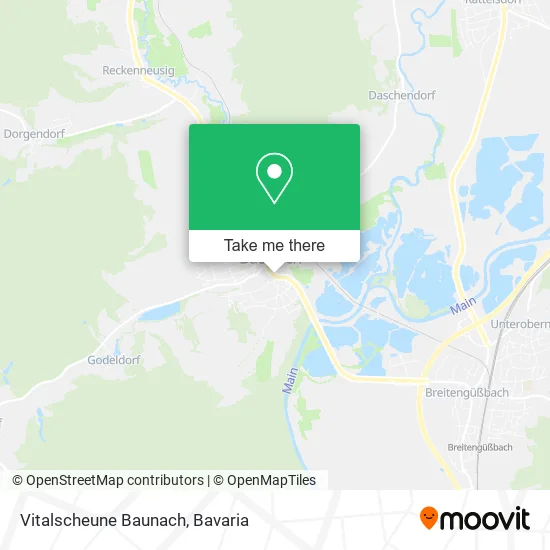 Карта Vitalscheune Baunach