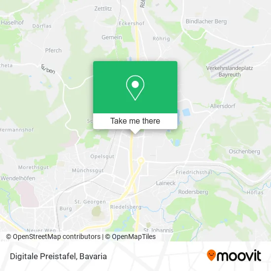 Карта Digitale Preistafel