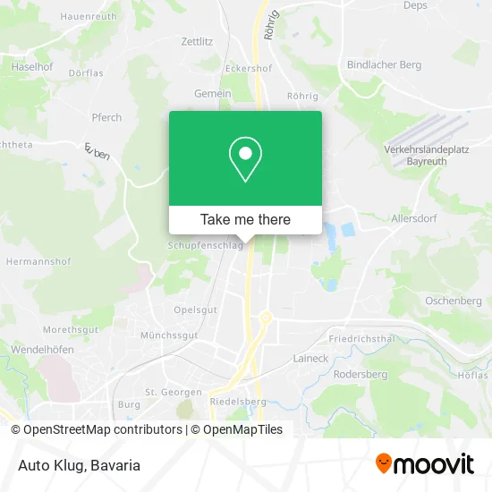 Карта Auto Klug