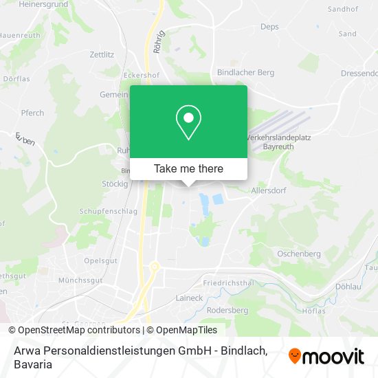 Arwa Personaldienstleistungen GmbH - Bindlach map