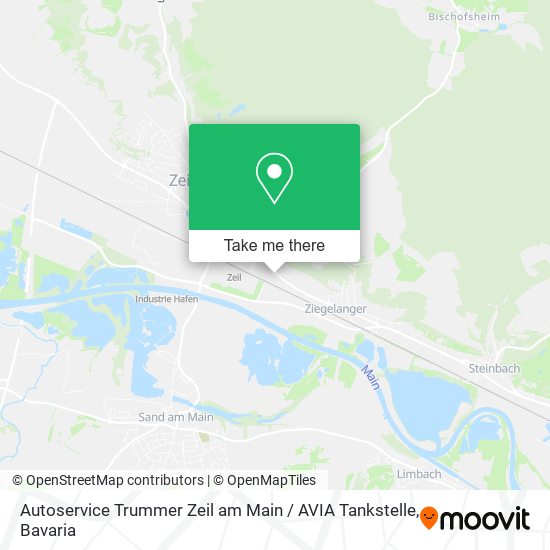 Autoservice Trummer Zeil am Main / AVIA Tankstelle map