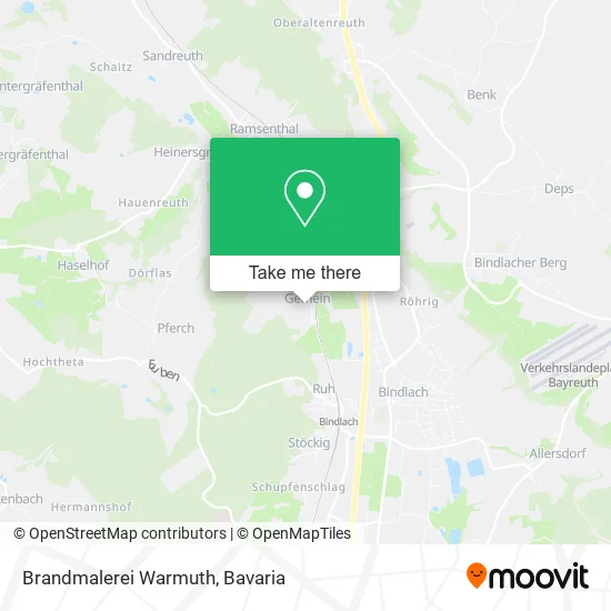 Карта Brandmalerei Warmuth
