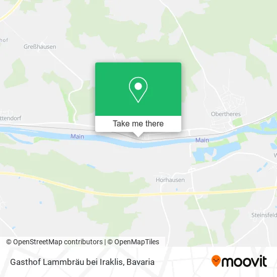 Карта Gasthof Lammbräu bei Iraklis