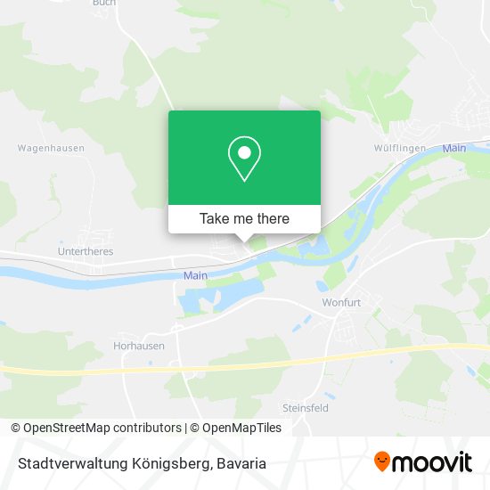 Stadtverwaltung Königsberg map