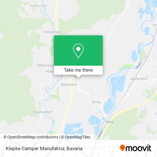 Klepke Camper Manufaktur map