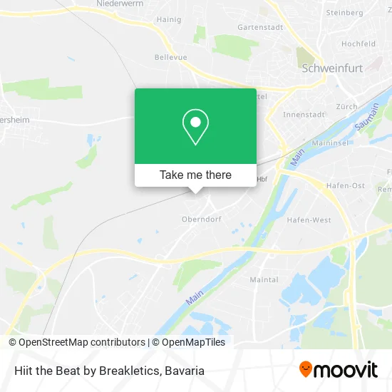 Карта Hiit the Beat by Breakletics