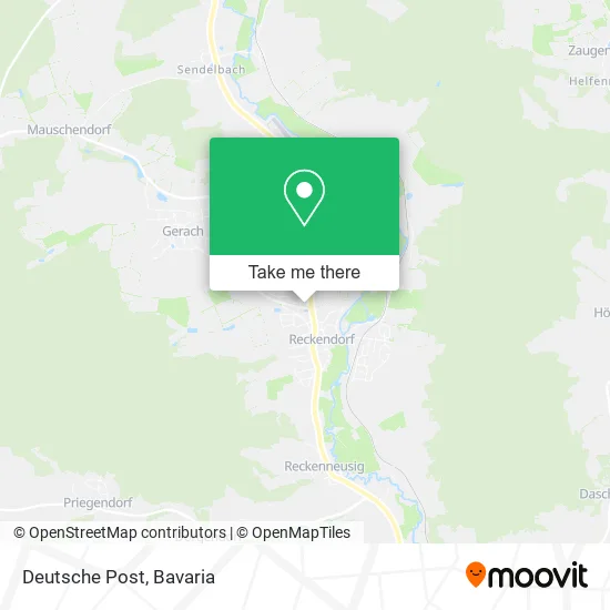 Карта Deutsche Post