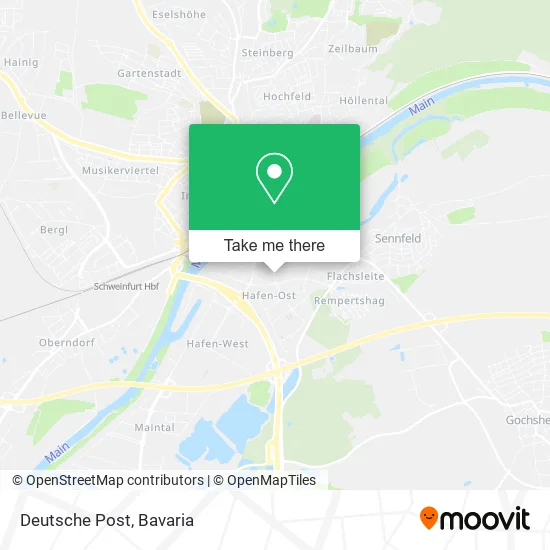 Deutsche Post map