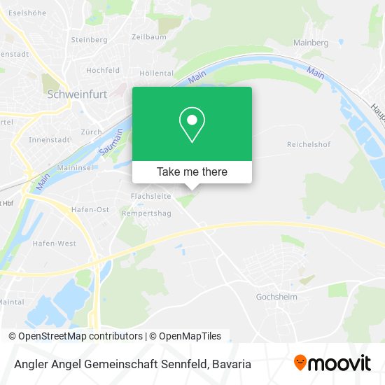 Angler Angel Gemeinschaft Sennfeld map