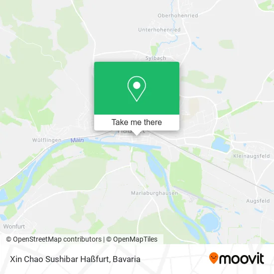 Карта Xin Chao Sushibar Haßfurt