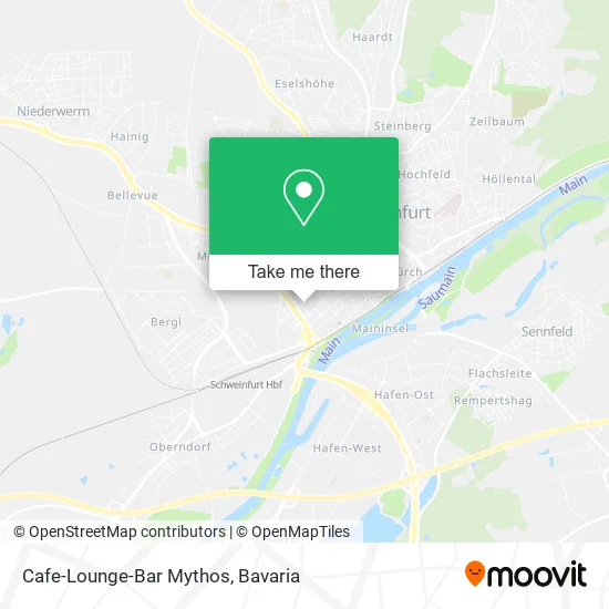 Карта Cafe-Lounge-Bar Mythos