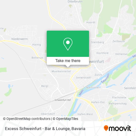 Excess Schweinfurt - Bar & Lounge map