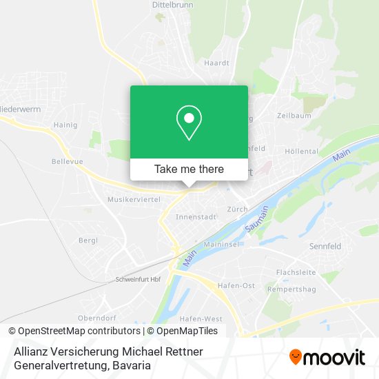 Allianz Versicherung Michael Rettner Generalvertretung map