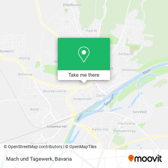 Карта Mach und Tagewerk