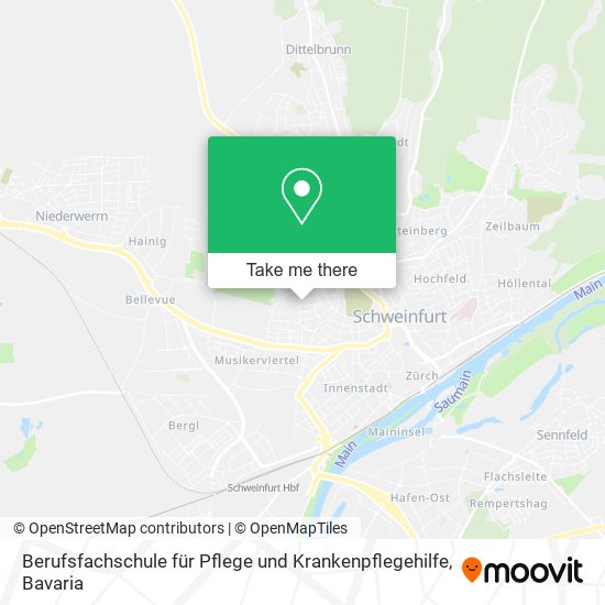 Berufsfachschule für Pflege und Krankenpflegehilfe map