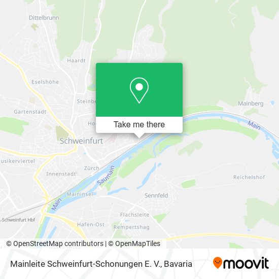 Mainleite Schweinfurt-Schonungen E. V. map