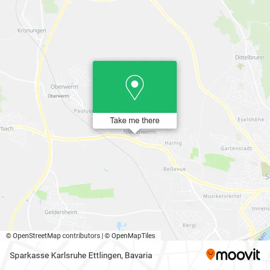 Карта Sparkasse Karlsruhe Ettlingen