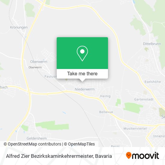 Alfred Zier Bezirkskaminkehrermeister map