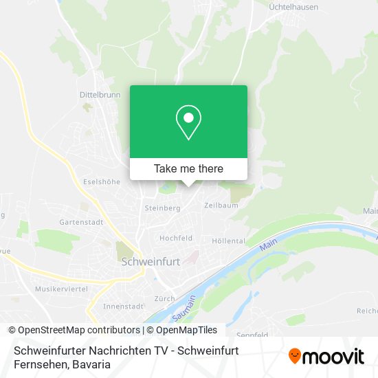 Schweinfurter Nachrichten TV - Schweinfurt Fernsehen map